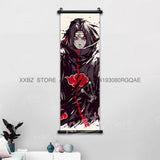 Naruto Home Decoration Hanging Painting Hyuga Hinata Wall Art Scrolls Picture Uchiha Itachi Japanese Anime Canvas Decor Posters