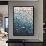 Hand-Painted Oil Paintings On Canvas Abstract Texture Landscape Painting Wall Picture For Living Room Home Decor Art No Framed