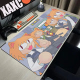 Neco-arc Gamer Cabinet Mouse Pad Anime Gaming Accessories Rubber Keyboard Office Tables Computer Desk Mat Carpet Mousepad