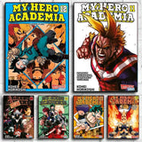 1PC My Hero Academia Bakugo Anime Poster Self-adhesive Art Waterproof Paper Sticker Coffee House Bar Room Wall Decor