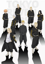 Aesthetic Mikey Hanma Shuji Manga Canvas Painting Japanese Anime Figure Tokyo Revengers Poster Wall Art Mural Kawaii Room Decor