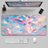 HD Printing Anime Mousepad P-Pokemons E-Eevees Large Mouse Mat MousePads Game Office Laptop Desk Mat PC 900x400mm XXL Mouse Pad