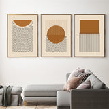 Bohemian Geometric Canvas Line Wall Painting Art Picture Poster