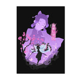 Anime Demon Slayer Canvas Poster Tanjiro Nezuko Home Wall Art Painting Print Pictures Kids Bedroom Living Room Decor Mural Gifts