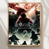 A-Attack On Anime T-Titan Poster High Quality Print Waterproof Wall Art Sticker For Bar Living Room Decor Gift