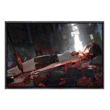 Japanese Manga Multi-Size Canvas Poster Double Framed Wall Art, Chainsaw Man Home Decor for Living Room Bedroom