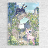 Anime Pokemon Canvas Painting Bulbasaur Charmander Squirtle Poster and Print Watercolor Wall Art Picture Home Decor Kids Gifts