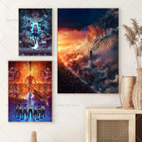1PC Anime Attack On Titan The Fina Poster Self-adhesive Art Waterproof Paper Sticker Coffee House Bar Room Wall Decor