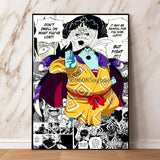 ONE PIECE Poster Canvas Painting Monkey D. Luffy Home Decoration No Frame Anime Wall Art Home Decor Picture Children's Gift