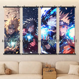 Naruto Wall Art Canvas Hanging Painting Anime Figures Hatake Kakashi Print Posters Scrolls Pictures Home Decoration Room Mural