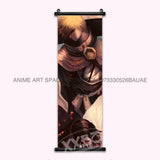 Anime BLEACH Figures Posters Kurosaki Ichigo Wall Art Scrolls Picture Kuchiki Rukia Home Decor Canvas Japanese Hanging Painting