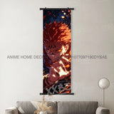 Jujutsu Kaisen Anime Poster Room Canvas Print Hanging Painting Wall Art Megumi Fushiguro Scrolls Picture Home Decoration Mural