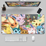 HD Printing Anime Mousepad P-Pokemons E-Eevees Large Mouse Mat MousePads Game Office Laptop Desk Mat PC 900x400mm XXL Mouse Pad