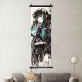 Demon Slayer Poster Home Decor Hashibira Inosuke Canvas Scrolls Picture Agatsuma Zenitsu Wall Art Kamado Nezuko Hanging Painting