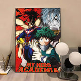 Anime M-My Hero AcademiaS High Quality Print Poster Waterproof Wall Art Movie Posters For Living Bedroom Retro Room Decor Gift