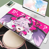 New Genshin Impact Desk Mat Anime Gaming Cool Durin Flins Gaming Mouse Pad Lock Edge 1000x500mm Playmat Office Keyboard Mousepad