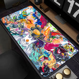 Kawaii Japan Anime Mouse Pad PC Colorful Gamer Cabinet Mousepad XXL P-pokemon Keyboard Rug Laptop Gaming Rubber Desk Mat