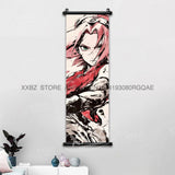 Naruto Home Decoration Scrolls Picture Hyuga Hinata Anime Canvas Wall Art Interior Hanging Painting Uchiha Itachi Figures Poster
