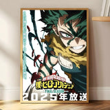 M-My Hero Academia Anime Painting Calligraphy HD Print Art Core – Unframed, Vibrant Wall Art, Ideal for Home