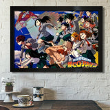 Japan Cartoon Anime My Hero Academia Canvas Painting Wall Art Nordic Poster and Prints Aesthetic For Living Home Decoration Gift