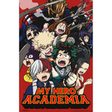 Japanese Anime My-Hero-Academia Poster Cartoon Manga Canvas Painting Wall Art Pictures Home Kids Room Decor Gift