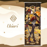 New Nahida Wanderer Raiden Shogun Genshin Impact Scroll Canvas Painting Home Decor Wall Hanging Anime Poster Wall Art Room Decor