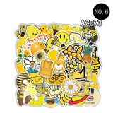 Color anime cartoon stickers cute suitcase decoration waterproof