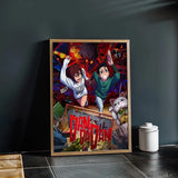 Anime Dandadan Wall Art Prints Poster Cartoon Figure Aesthetic Canvas Painting DIY Home Decor Art Poster Fans Gifts-unframed