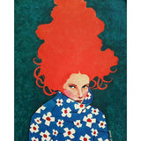 Cool Girl, Oil, Acrylic, Cnavas, Bedroom Wall Art Picture