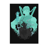 Anime Demon Slayer Canvas Poster Tanjiro Nezuko Home Wall Art Painting Print Pictures Kids Bedroom Living Room Decor Mural Gifts