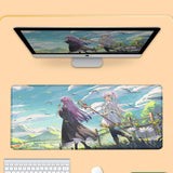 HD New Kawaii Girl Frieren At The Funeral Mouse Pad XXL 800x400mm Mausepad Large Laptop Gaming PC MousePad Rubber Anime Desk Mat