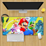 Hot Games Super M-Marioes Mousepad HD Printing Computer Gamers Locking Edge Non-slip Mouse Pad XXL90x40cm Keyboard PC Desk Pad