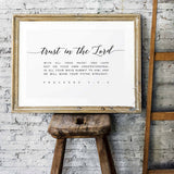 Blessing Bible Wall Art Print Canvas Painting
