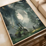 NieR Automata Anime Anime Canvas Painting Poster Home Living Room Bedroom Bar Cafe Art Decor Anime Wall Art Room Decor