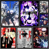 J-Jujutsu KaisenS anime Poster Versatile HD Waterproof Wall Art Self-Adhesive Decor for Any Space Ideal Gift