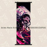 Demon Slayer: Kimetsu No Yaiba Kamado Tanjirou Home Decor Wall Art Scrolls Picture Hanging Painting Canvas Anime Poster For Room