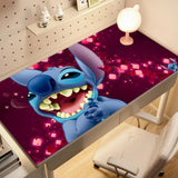 Kawaii Stitch Anime Mouse Pad Large PC Cartoon Gaming Accessories Protector Office Laptop Non Slip Gamer Cabinet Desk Mat Carpet