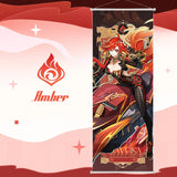 New Nahida Wanderer Raiden Shogun Genshin Impact Scroll Canvas Painting Home Decor Wall Hanging Anime Poster Wall Art Room Decor