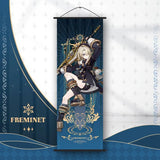 Genshin Impact Scroll Canvas Painting Columbina Sandrone Flins Home Decor Wall Hanging Anime Poster Wall Art Room Decoration