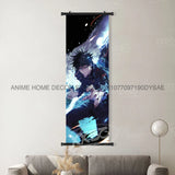 Jujutsu Kaisen Anime Poster Room Canvas Print Hanging Painting Wall Art Megumi Fushiguro Scrolls Picture Home Decoration Mural