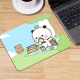 Mouse Mat Bubu Dudu Anime Smalll Mouse Pad Desk Mat Office Accessories Gaming Mat Computer Table Setup Desktops Rug Mouse Carpet