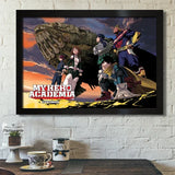 Japan Cartoon Anime My Hero Academia Canvas Painting Wall Art Nordic Poster and Prints Aesthetic For Living Home Decoration Gift