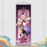 Xiao Yelan Kazuha Hutao Genshin Impact Scroll Canvas Wall Hanging Painting Home Decor Anime Poster Wall Art Room Decoration