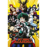 Japanese Anime My-Hero-Academia Poster Cartoon Manga Canvas Painting Wall Art Pictures Home Kids Room Decor Gift