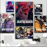 Dark Fantasy Anime J-Jujutsu K-Kaisen Painting Calligraphy HD Waterproof Canvas Art: Aesthetic Wall Decor Home,Bar & More