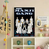 Anime T-Tokyo Revengers Poster Canvas HD Poster Wall Art interior Hallway Home Decoration Holiday Gifts