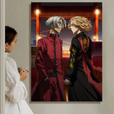 Anime T-Tokyo Revengers Painting Calligraphy HD Waterproof Canvas Art: Aesthetic Wall Decor Home,Bar & More