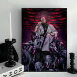 Jujutsu Kaisen Anime Wall Art Prints Poster Gojo Satoru Fujiwara Megumi Itadori Yuji Canvas Painting Home Decor Poster Fans Gift