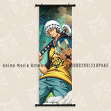 Japanese Hot Classic Anime One Piece Luffy Hanging Scrolls Painting Interior Home Decor Wall Art Poster Canvas Print HD Picture