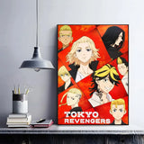 Anime Tokyo R-Revengers Poster Modern and Minimalist Wall Stickers for Home Decor Living Room Dormitory Wall Art